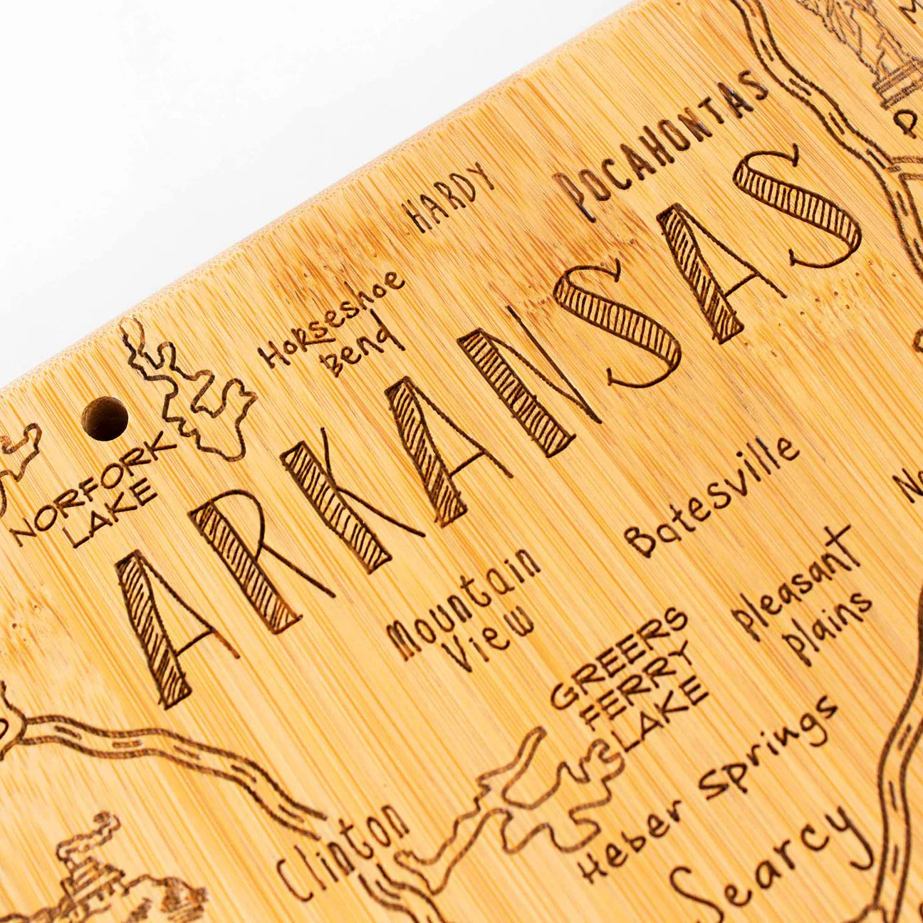 Totally Bamboo Arkansas Cutting and Serving Board