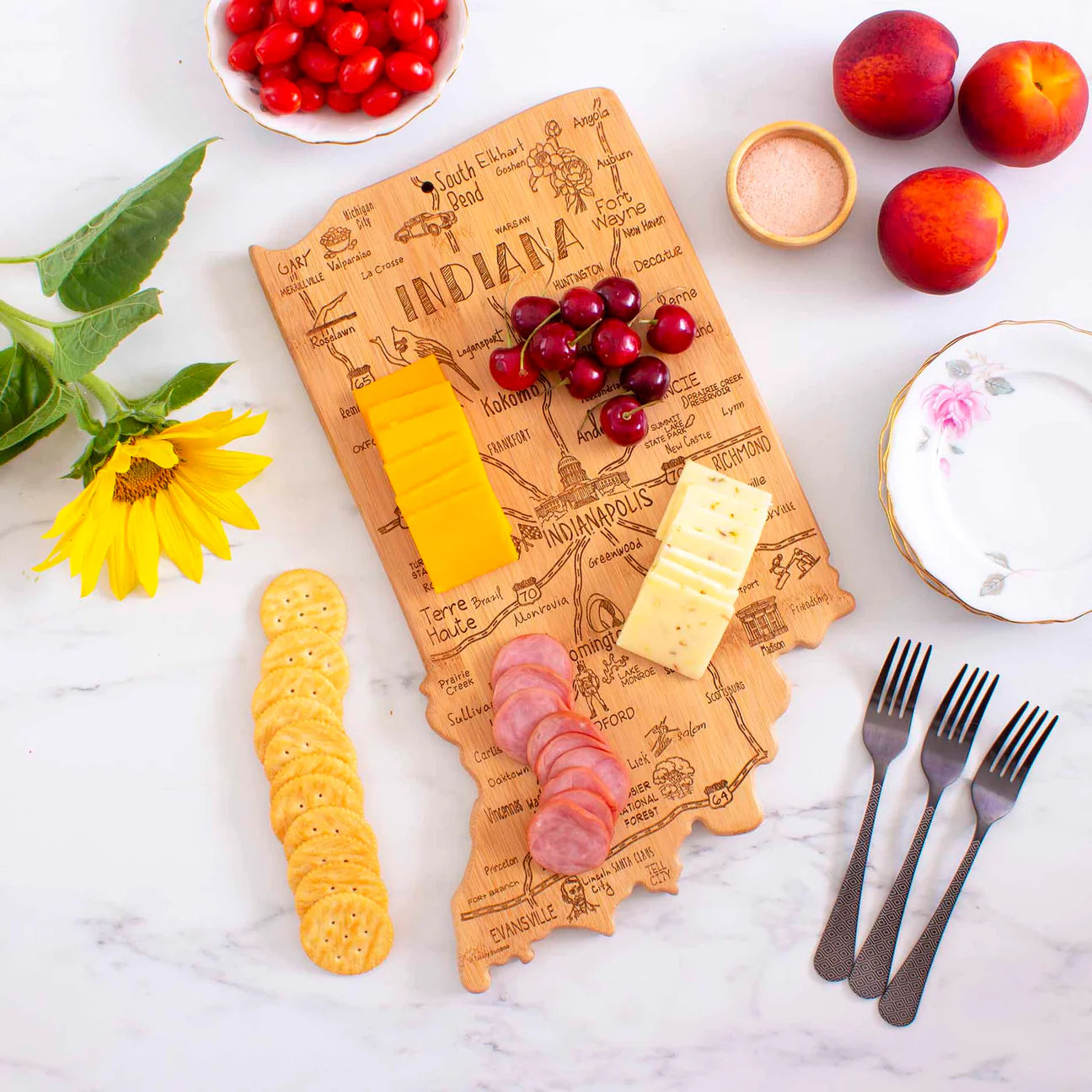 Totally Bamboo Indiana Cutting and Serving Board