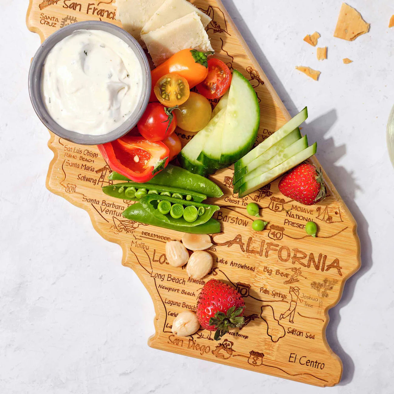 Totally Bamboo Destination California Cutting and Serving Board