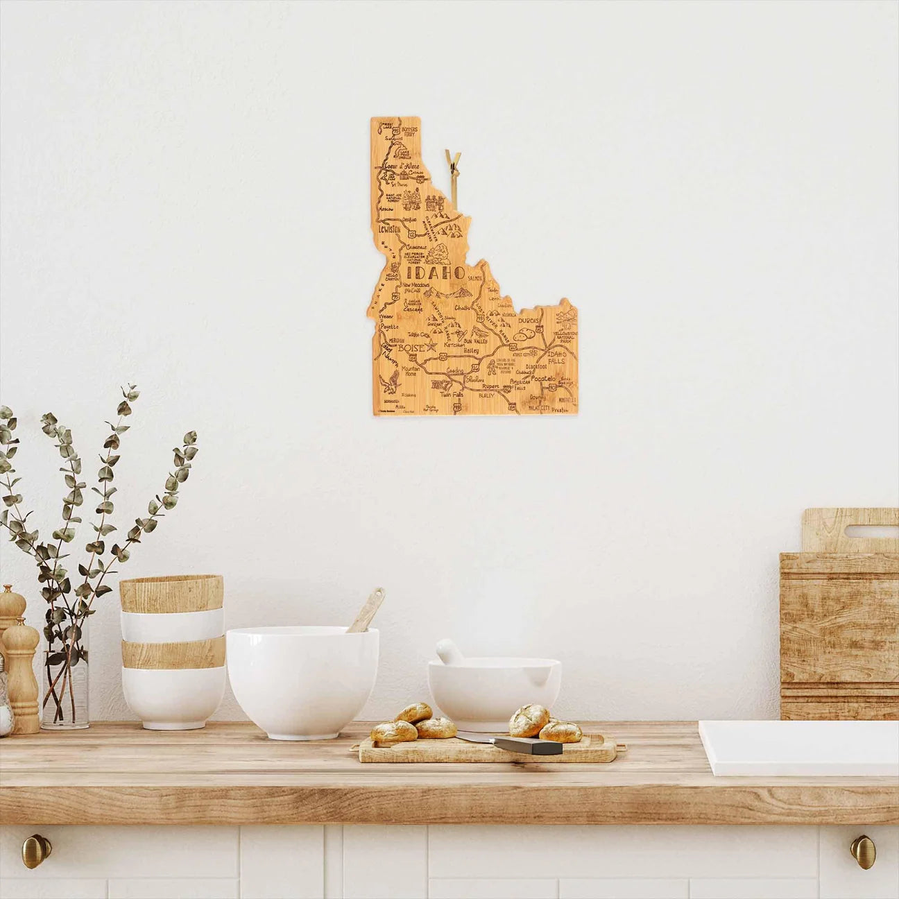 Totally Bamboo Destination Idaho Cutting & Serving Board - Home Gadgets
