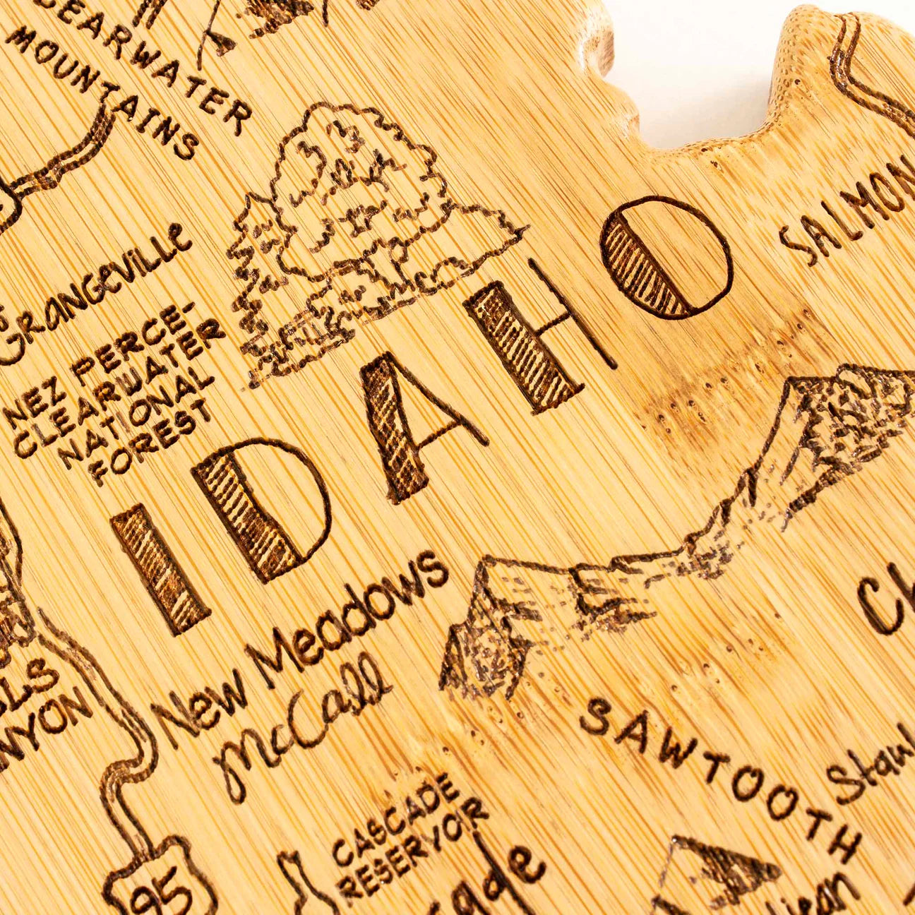 Totally Bamboo Destination Idaho Cutting & Serving Board - Home Gadgets