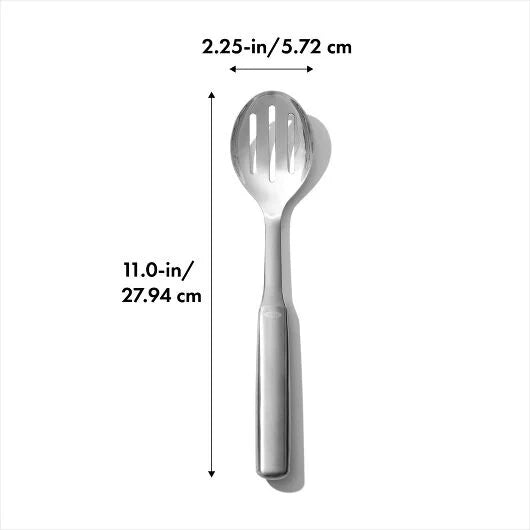 OXO Steel Slated Serving Spoon