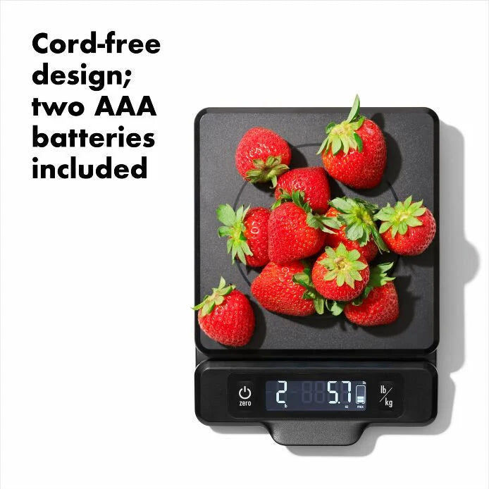 OXO Good Grips 5 IB Food Scale With Pull-Out Display