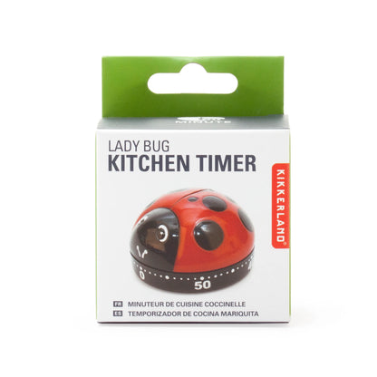 Kikkerland Ladybug Kitchen Timer