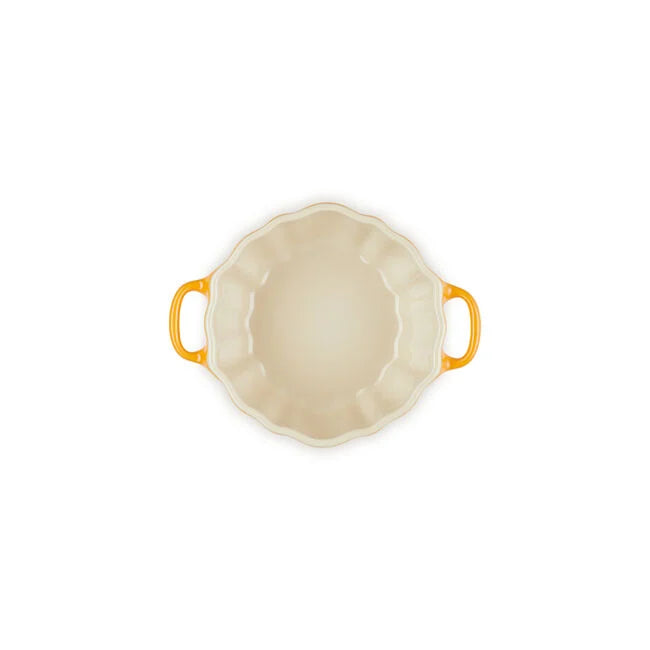 Le Creuset Pumpkin Mini Cocotte Persimmon Top View without lid