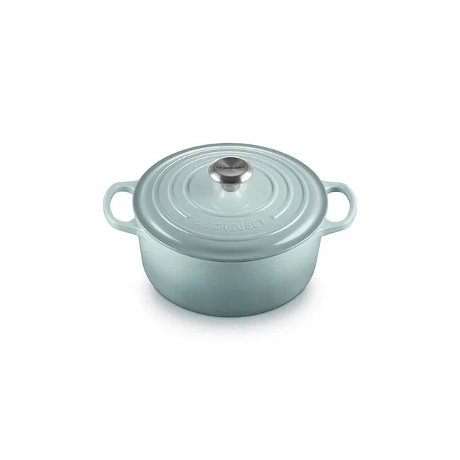 Le Creuset Signature Round Dutch Oven 5.5 Qt Sea Salt