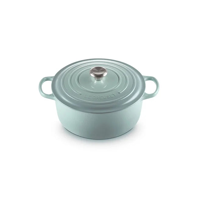 Le Creuset Signature Round Dutch Oven 7.25 Qt Sea Salt