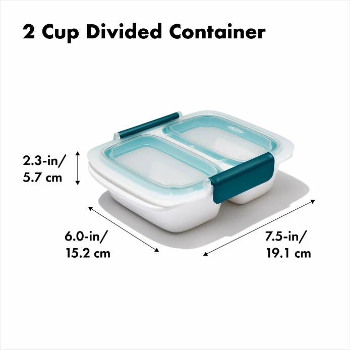 OXO Good Grips Prep & Go Divided Container Dimensions