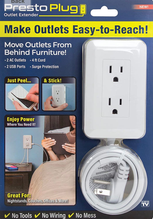 Presto Plug Outlet Extender