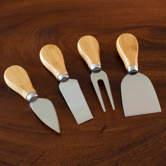 Totally Bamboo 4 Pc Cheese Tool Set 