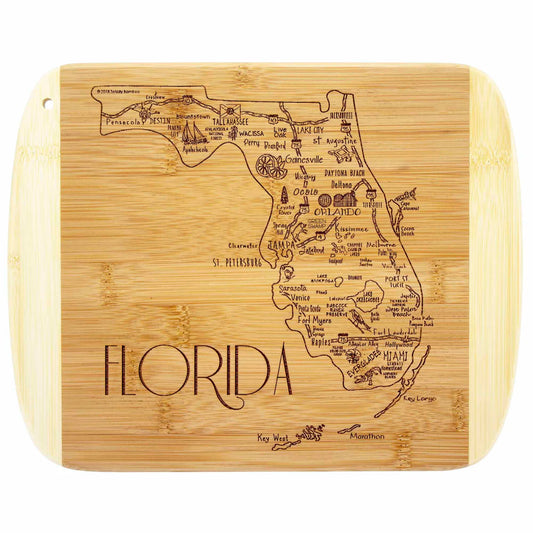 Totally Bamboo A Slice of Life Florida Cutting Board