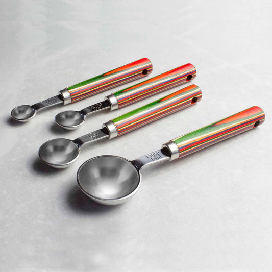 Totally Bamboo Baltique Marrakesh 4-Piece Measuring Spoon Set