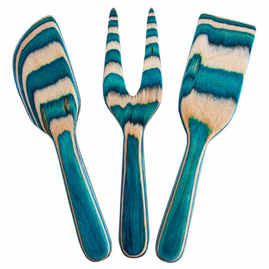 Totally Bamboo Baltique Mykonos 3-Piece Cheese Tool Set