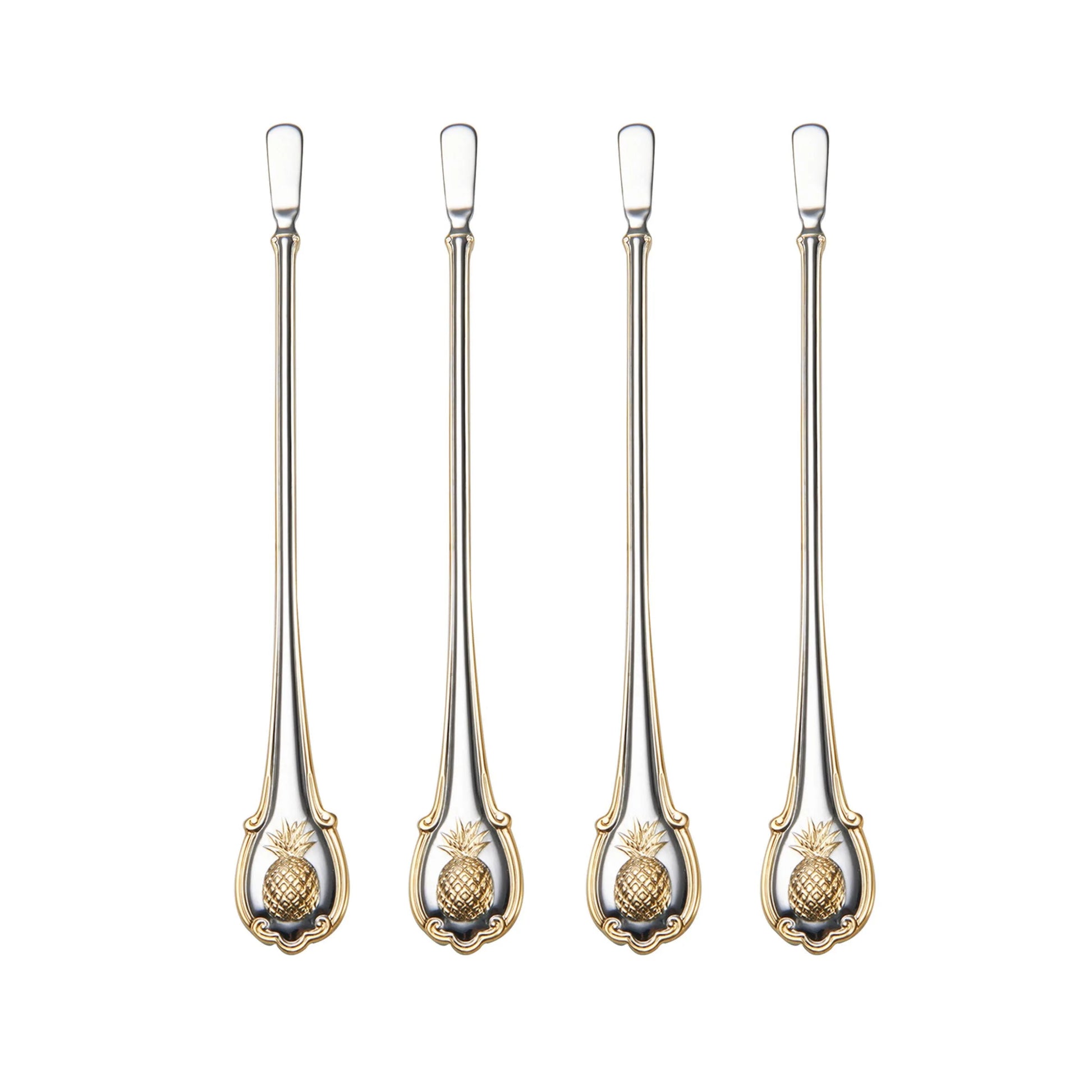 Wallace Pineapple Cocktails Stirrers Set of 4