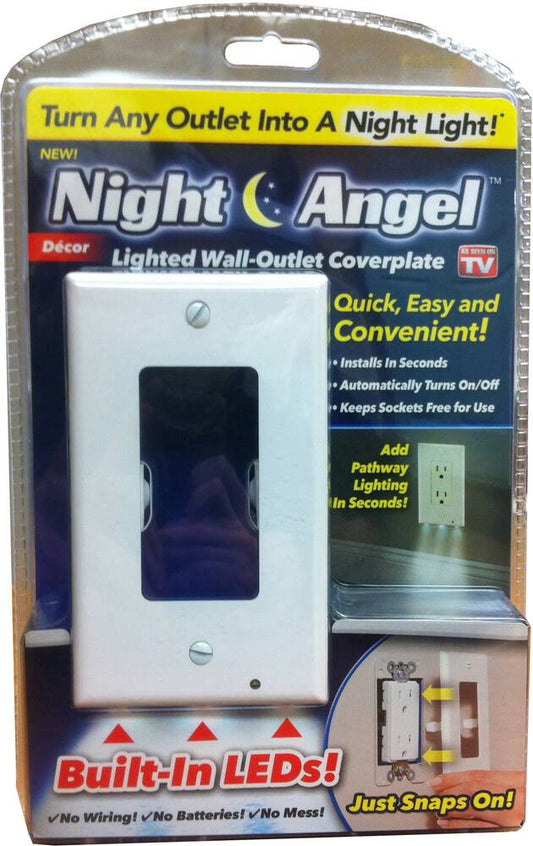 Night Angel Lighted Wall Outlet Coverplate
