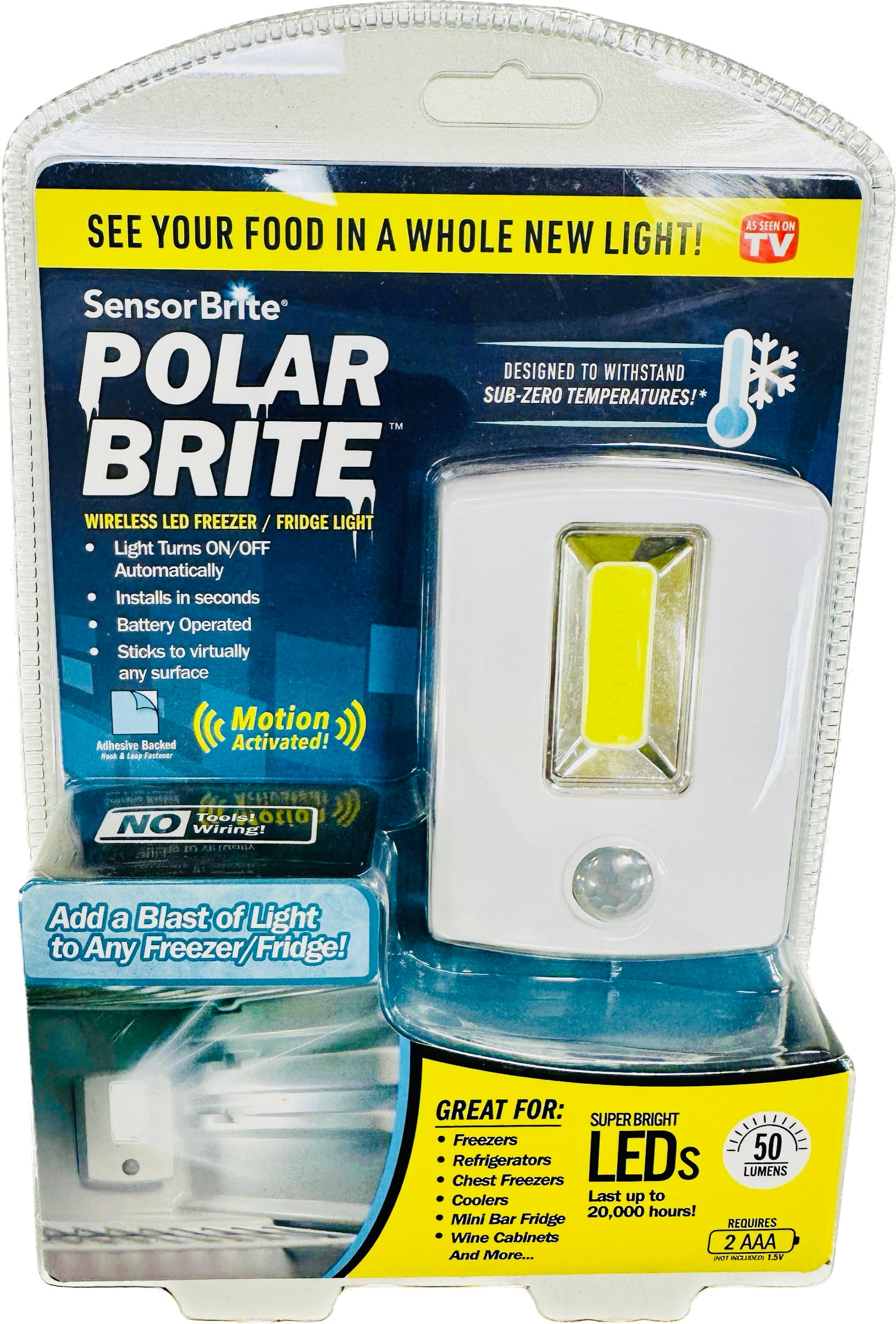 Sensor Brite Polar Brite Wireless Fridge Freezer Light Home Gadgets