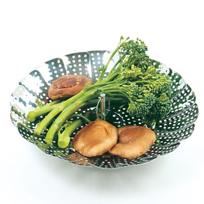 Norpro Stainless Steel Vegetable Steamer with Post - Home Gadgets
