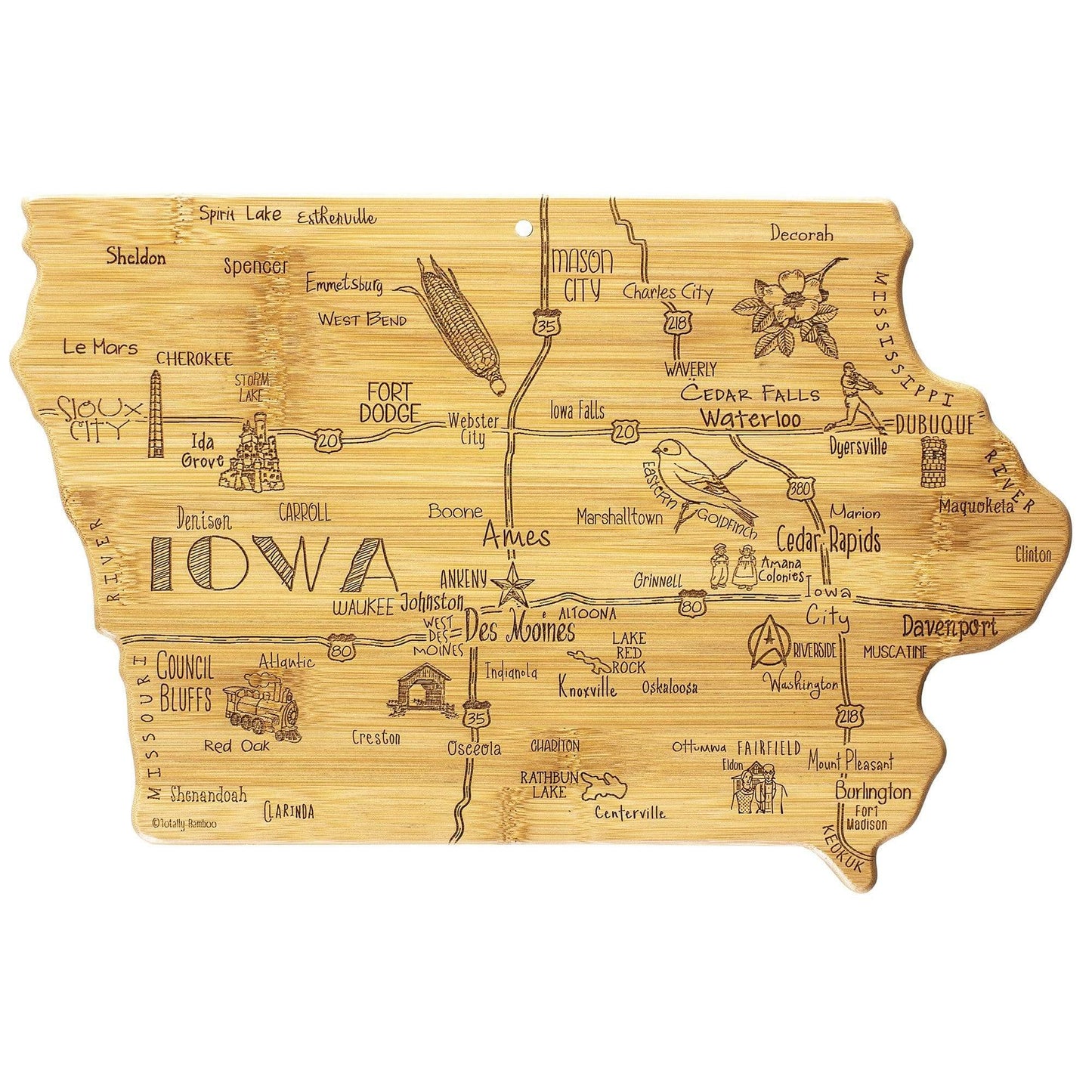 Totally Bamboo Destination Iowa - Home Gadgets