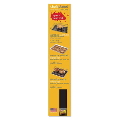 Chef’s Planet 3 Piece Liner Value Pack