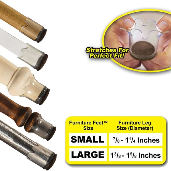 Furniture Feet Deluxe Chair Protectors 16 Piece Set Home Gadgets