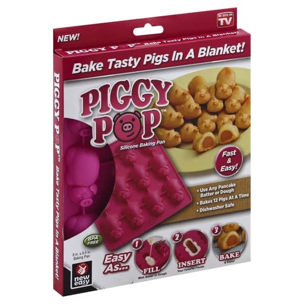 Piggy Pop Silicone Baking Pan - Home Gadgets