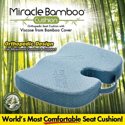 Miracle Bamboo Cushion Seat Orthopedic Design Box - Each