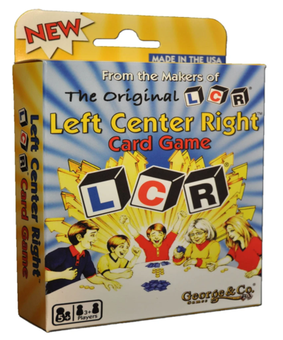 Left Center Right Card Game - Home Gadgets